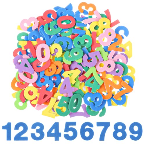 260PCS Numbers Foam Stickers, Letter Stickers for Crafts, Self Adhesive 1-9 Number Alphabet Sticker Craft Supplies Sticker for DIY Crafts Scrapbooking Kids School Project Party Decorations Colorful