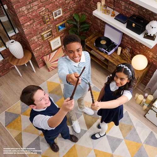 Wizarding World Harry Potter Überraschungs-Sammelstab aus Harry Potter und dem Feuerkelch, mit Basis und Ikone aus Metall, 14+ Jahre