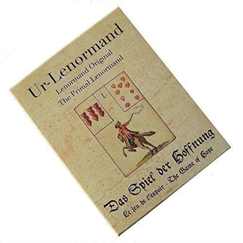 Green Cross Toad Primal Original Lenormand Game of Hope, 36 Fortune Telling Cards in Hard Box with Multilingual Instructions