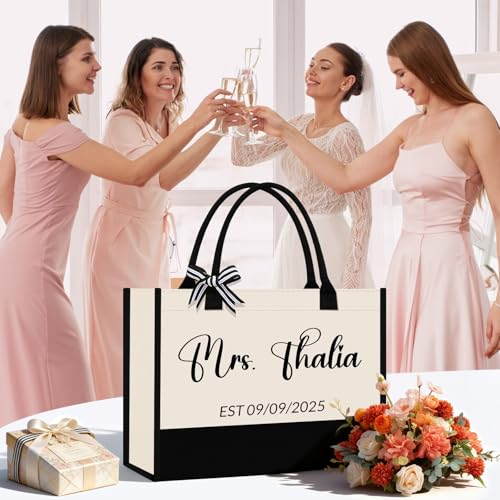 CXCC Mrs Bag Mrs. Last Name Est Year Tote Bag miniatura 2