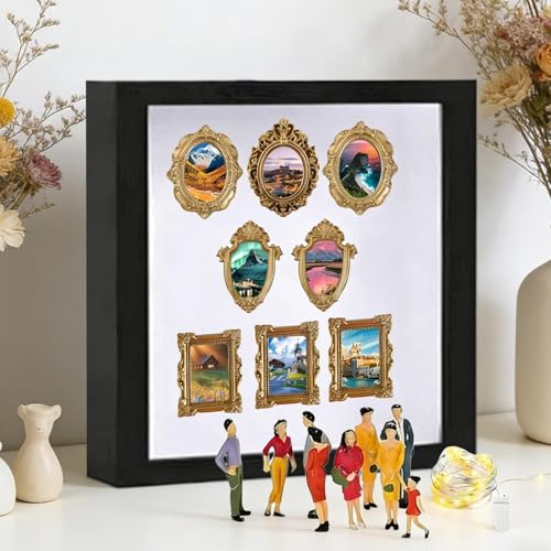 Boîte de silhouette mini musée pour figer vos précieux souvenirs d'enfance
