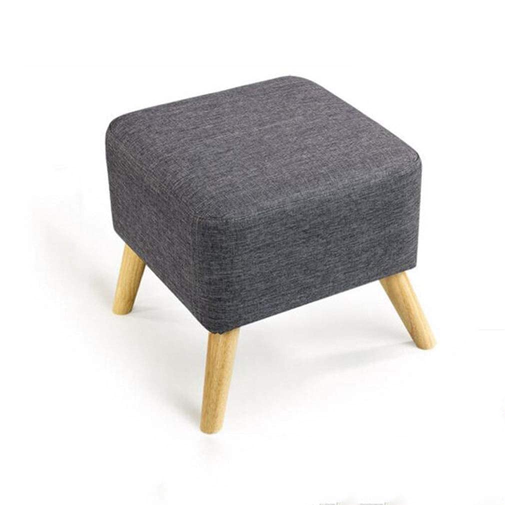 Ottoman en lin respirant et bois massif, l'excellence du mobilier de chambre - 40cm