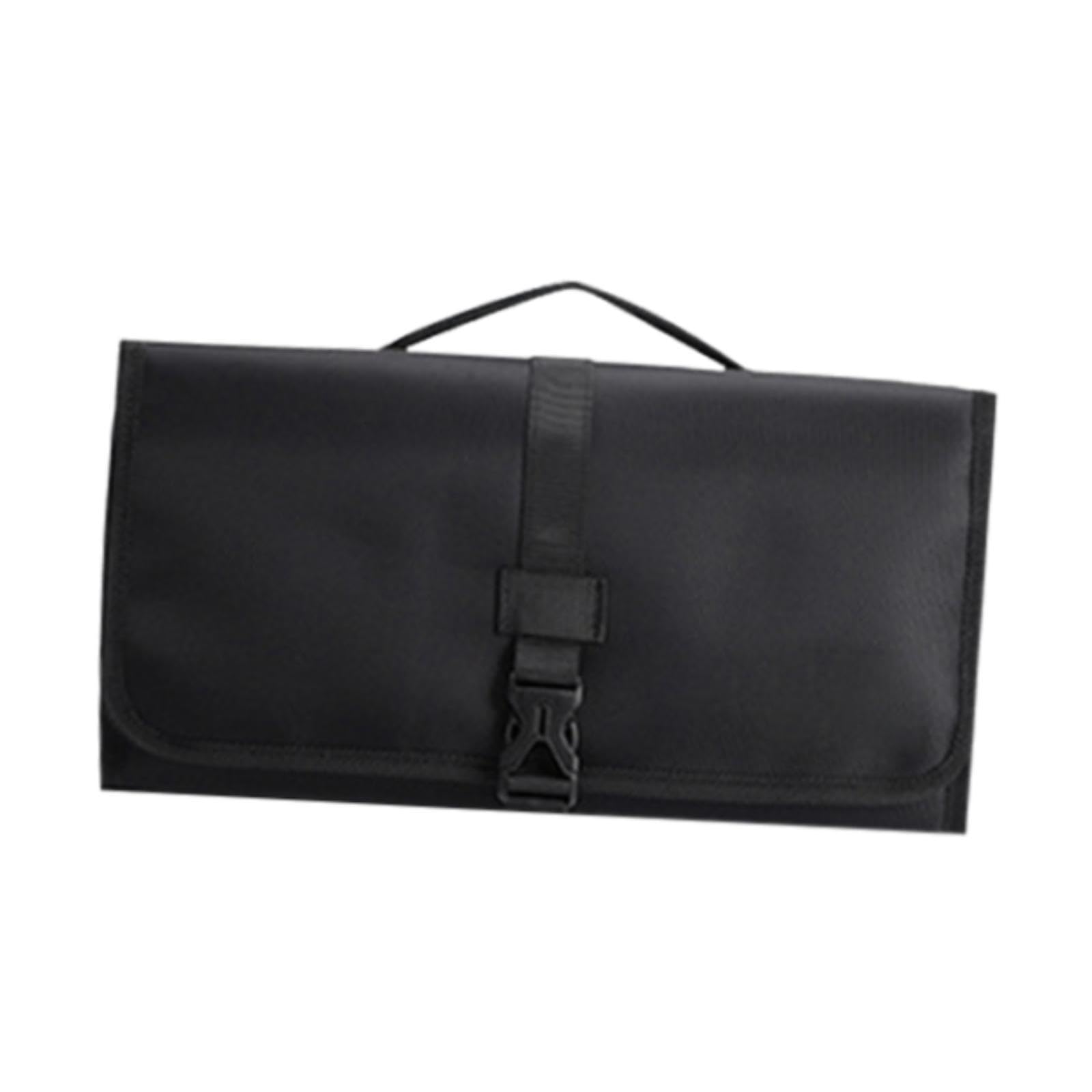 Merishopp Folding Hairdryer Storage Bag Compact Hair Styler Holder for Household Women Black Health & Beauty/Hair Care & Styling/Straightening & Curling Irons-image-32