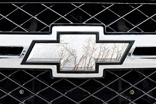 Image of Mossy Oak Graphics - 14010-WB Universal Auto Emblem Skin - Easy to Install Vinyl Wrap - Fits Any Auto Emblem on Trucks, Cars, or SUVs