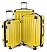Produktbild HAUPTSTADTKOFFER - Alex - 4 Doppel-Rollen 3er Koffer-Set Trolley-Set Rollkoffer Reisekoffer, TSA, (S, M & L), Gelb