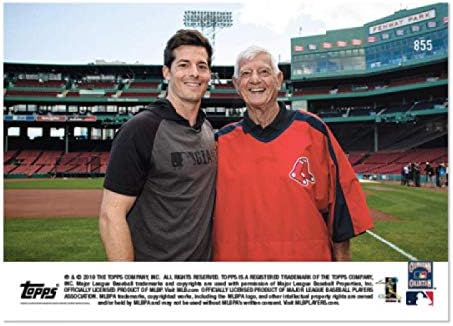 2019 MLB Topps Now Baseball #855 Mike Yastrzemski/Carl Yastrzemski San Francisco Giants/Boston Red Sox Rookie Makes Fenway Debut Where His Grandfather (Carl) Once Starred Official Online Exclusive Trading Card LIMITED PRINT RUN