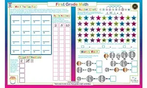 First Grade Math Placemat by Tot Talk