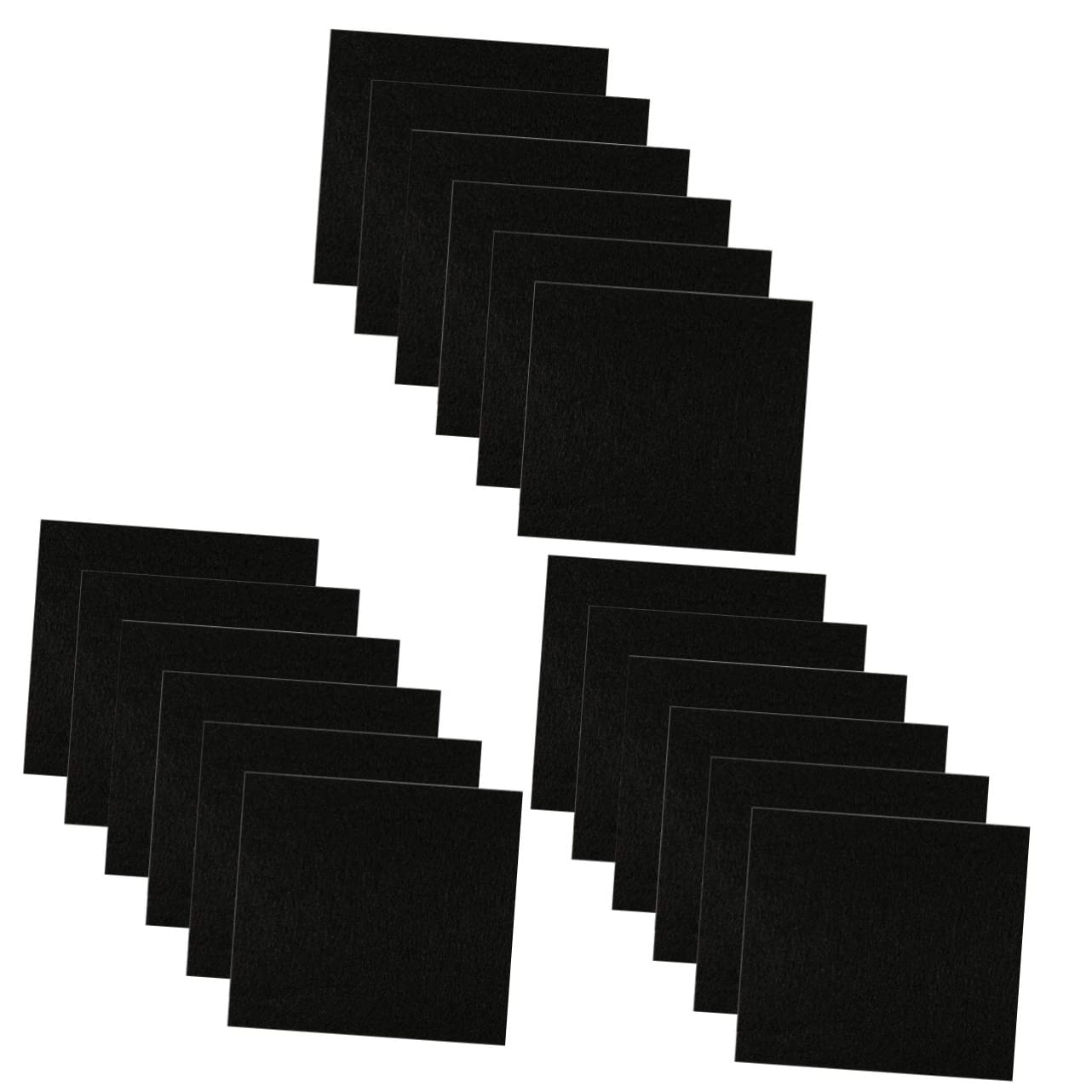 Mipcase 18stücke Katzenstreu Filterpads Aktivkohle Geruchsfilter Für Katzenklo Hochabsorbierend Multifunktional Für Frische Luft Wohnbereichen Und Abfallbehältern