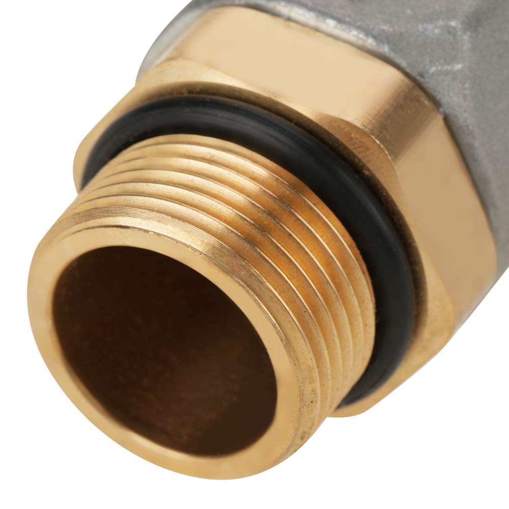 ViaGasaFamido Tuyau de Transfert de Carburant pivotant 360 Connecteur Rotatif Raccord de Pistolet de Carburant Accessoire 3/4 "mâle x 3/4" Femelle pivotant à Plusieurs Plans pour buse de Carburant