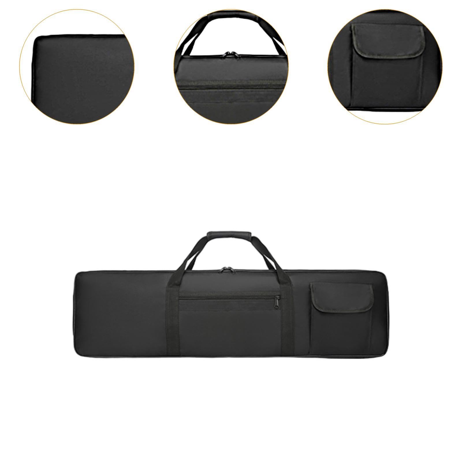Étui pour Piano électrique, Sac de Transport pour Clavier à 61 Touches, Sac à Dos En Tissu Oxford, étui de Transport pour Studio de Musique Scolaire E, Xs