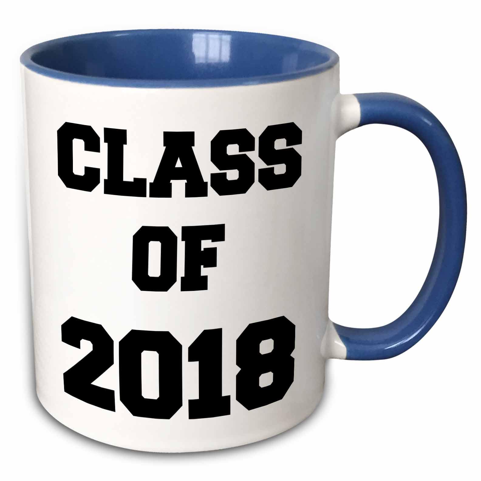 3Drose Blue Class Of 2018 11Oz Two-Tone Mug