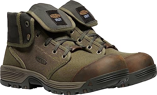KEEN Utility Men's Roswell Mid Height Composite Toe Canvas Work Boots2