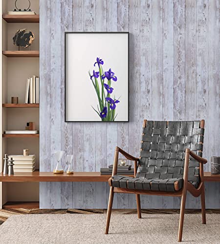 Heroad Brand 17.3''X393'' Distressed Wood Contact Paper For Walls Grey Shiplap Peel And Stick Wallpaper Rustic Wood Grain Contact Paper For Countertops Self Adhesive Removable Wallpaper For Cabinets #TOP18