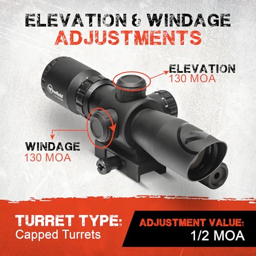 Firefield Barrage 1.5-5X32 Rifle Scope with Green Laser by Firefield - Image 4