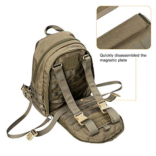 Excellent Elite Spanker Military Tactical Backpack Detachable Backpack Quickly Turns Into Outdoor Vest(Ranger Green) #TOP4