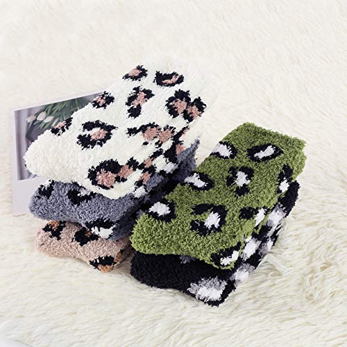 Image of American Trends Womens Winter Socks Fluffy Sleep Socks Fleece Fuzzy Socks Athletic Warm Socks Plush Cozy Socks