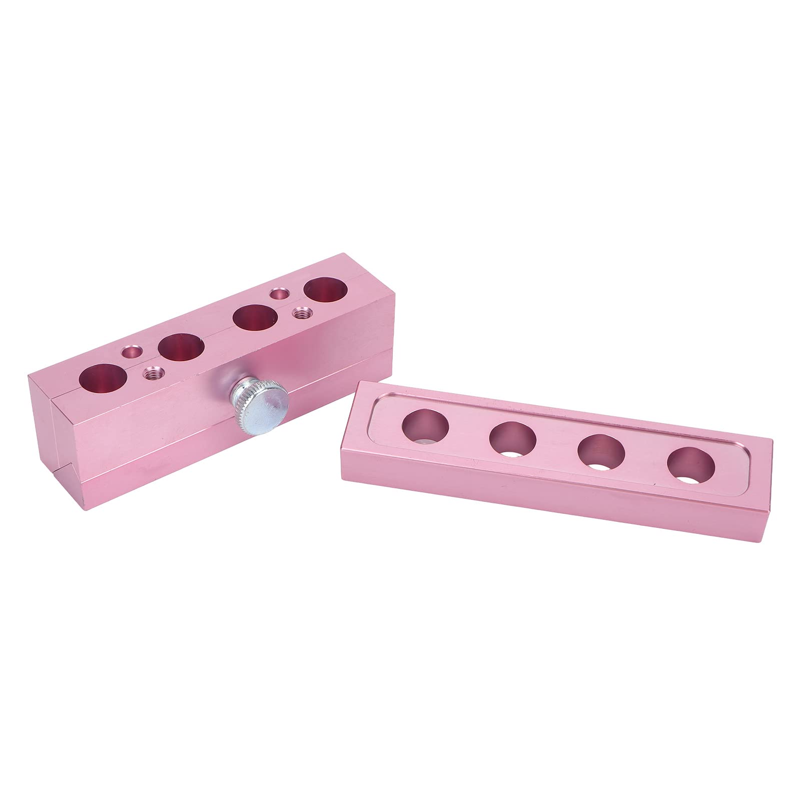DIY-Lippenstift-Form, Lippenstift-Hersteller in Benutzerdefinierten Farben, 4-Fach-Aluminium-Form-Set, für sicheres, ungiftiges Kosmetikhandwerk