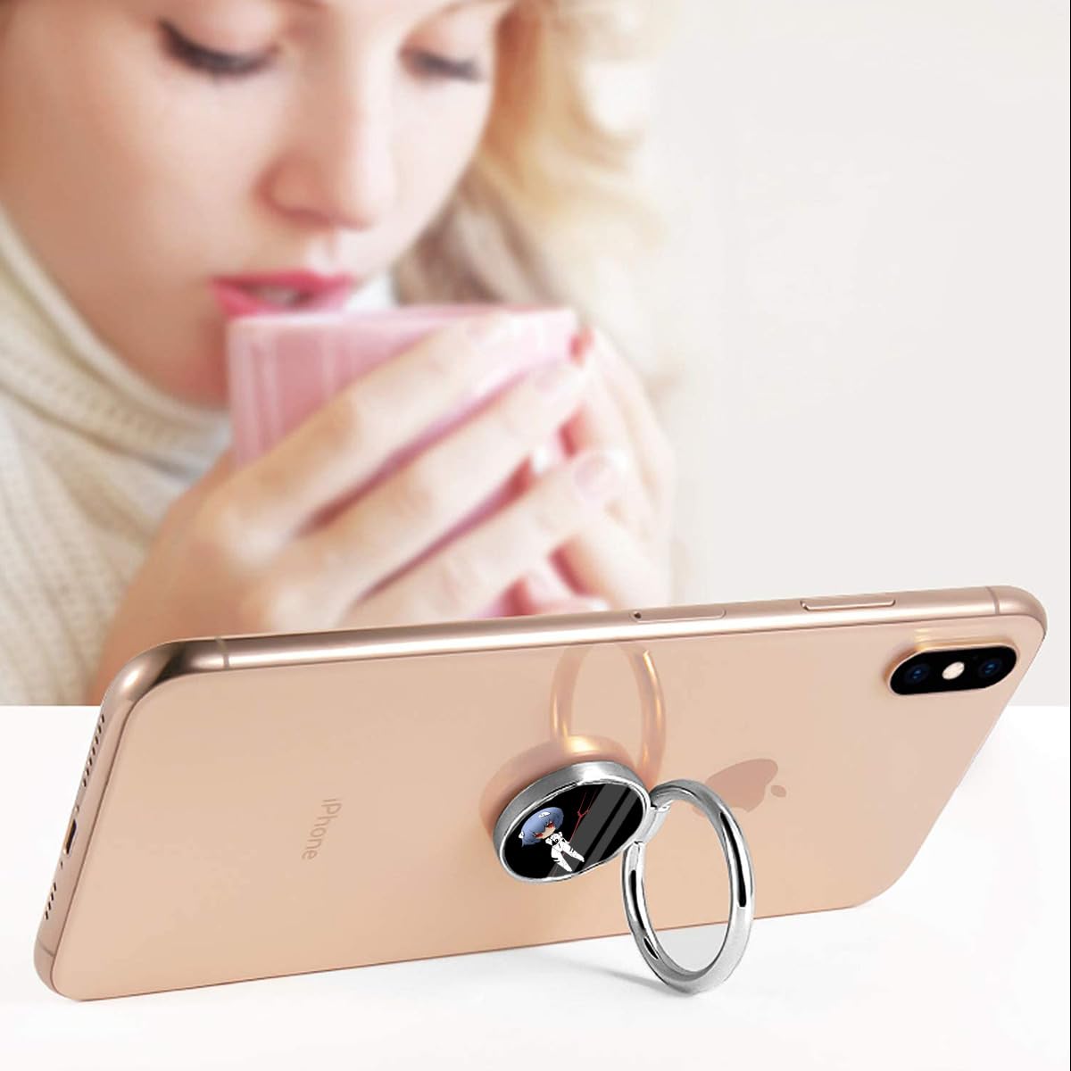 Amazon.co.jp: スマホリング 携帯リング 新世紀エヴァンゲリオン 綾波 