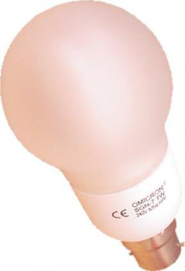 Omicron Classic GLS 7 Watt Compact Fluorescent Light Edison Screw