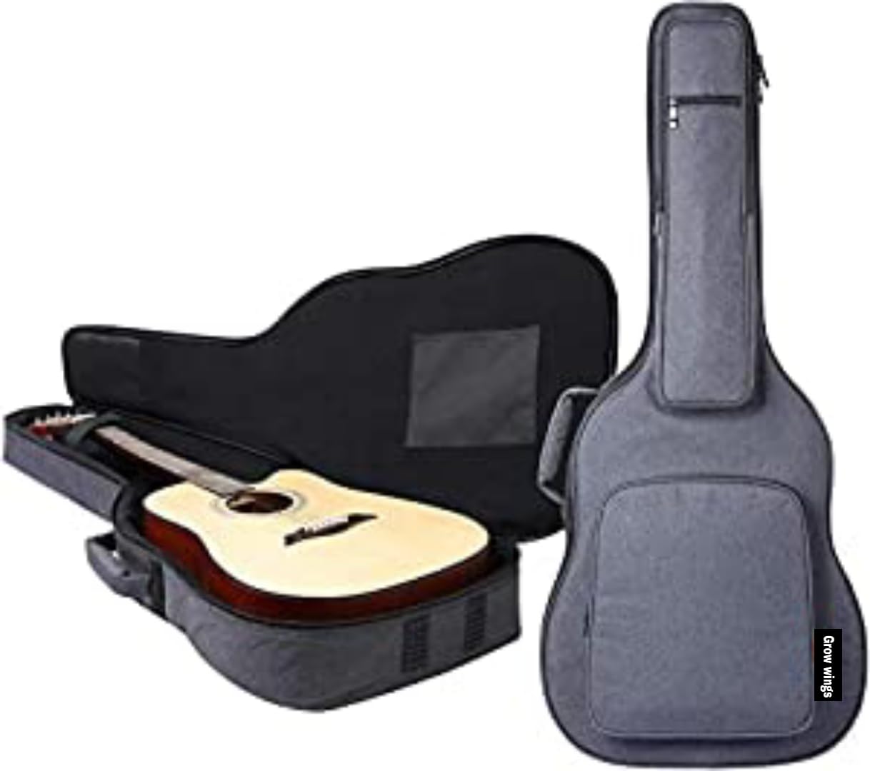 Star House Musical Instruments Heavy Duty Padded Acoustic Guitar Bag Cover Foam Padded for All 38; 39; 40; 41; Inches Guitar-image-17