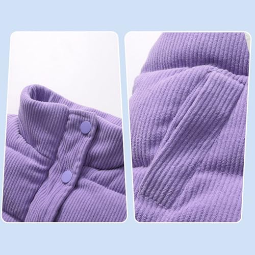 Icegrey Boys Girls Corduroy Vest Kids Zipper Jacket Sleevless Fall Winter Warm Outerwear with Pockets4