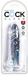 King Cock 6´´ Cock, Clear, 6 Zoll