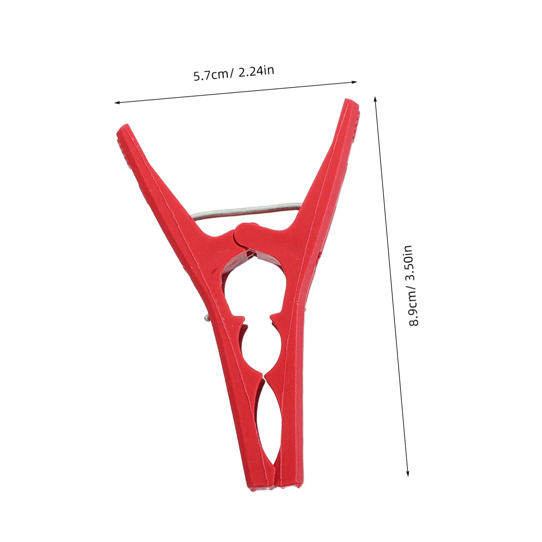 INOOMP Clips de Support pour Plantes en Plastique, Lot de 100, Rouge