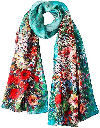 devil Girl's Printed Poly Cotton Scarf, Scarves, Stole & Shawl for Summer & Winter (Dark Green)-picture-31