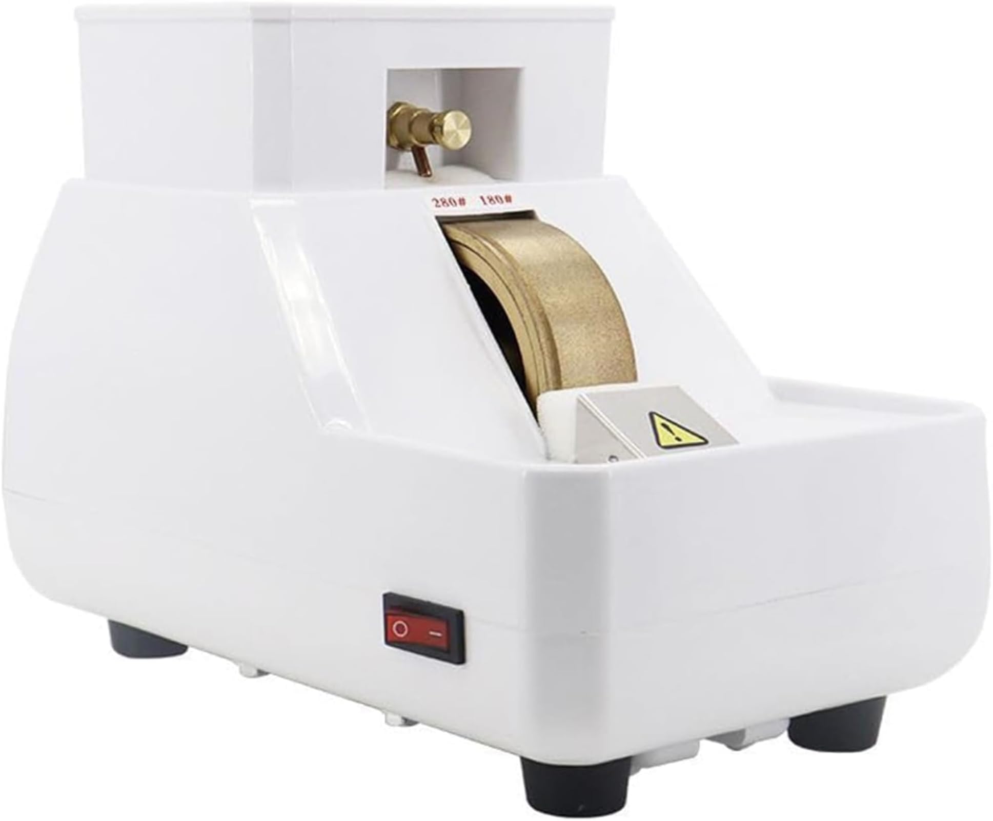 FHRKA Manual Lens Edger Optical Lens Grinder Polisher with Diamond Wheel 35mm Hand Operated for Resin Glass PC Stone
