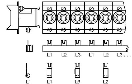 ABB Stotz S&J Sammelschienenblock SZ-PSB 2 N Phasenschiene 4016779104401