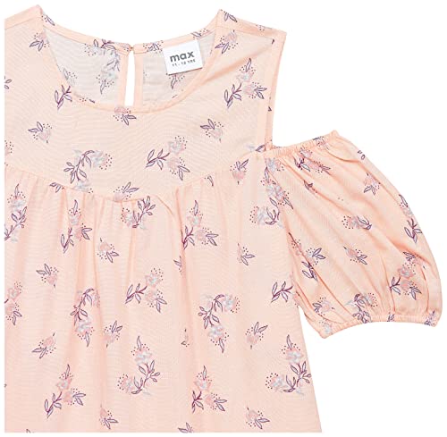 Image of Max Girls Printed Cold Shoulder Sleeves Regular Fit Top
