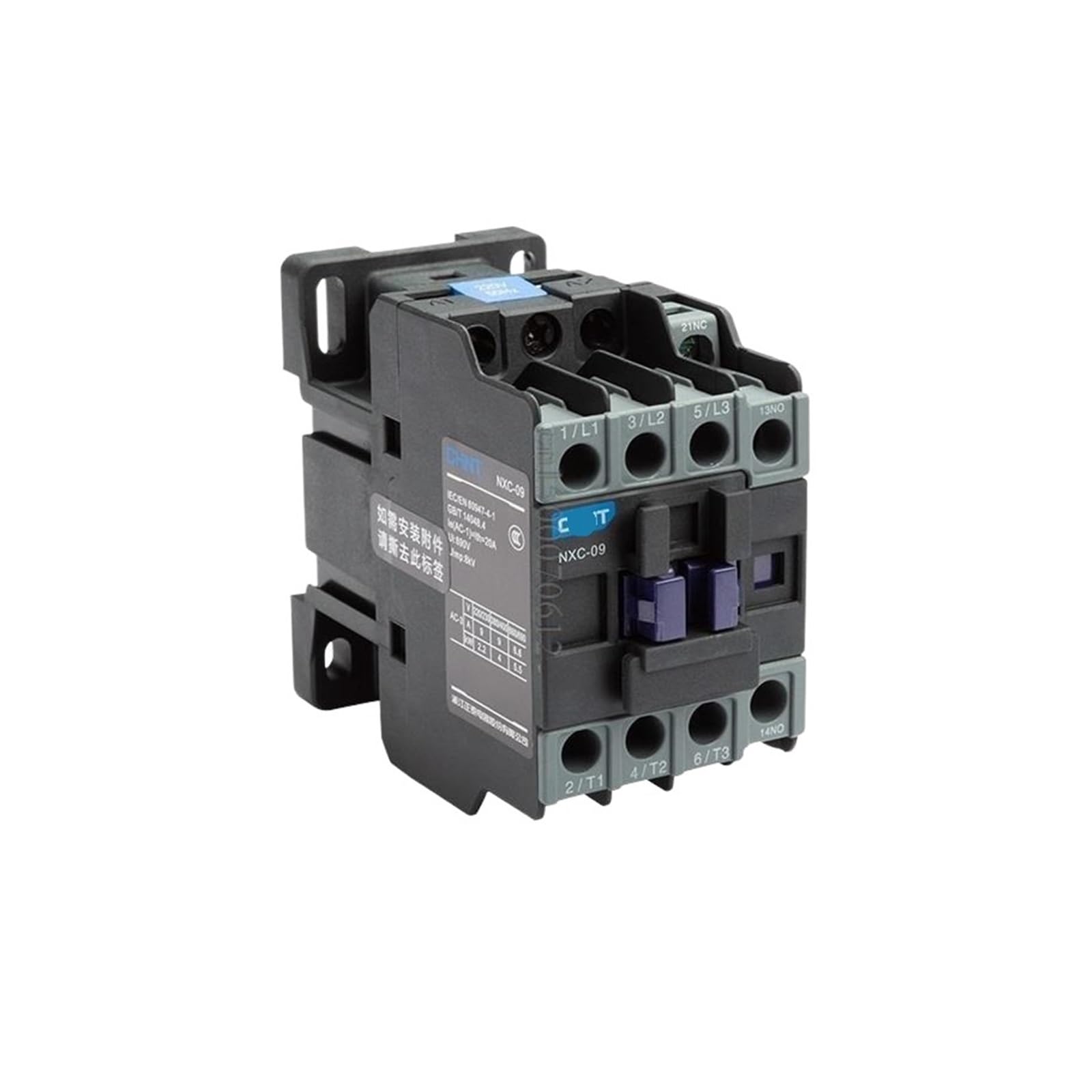 Contacteur magnétique NXC-12 380V alternative inverseur tripolaire pour circuit CA