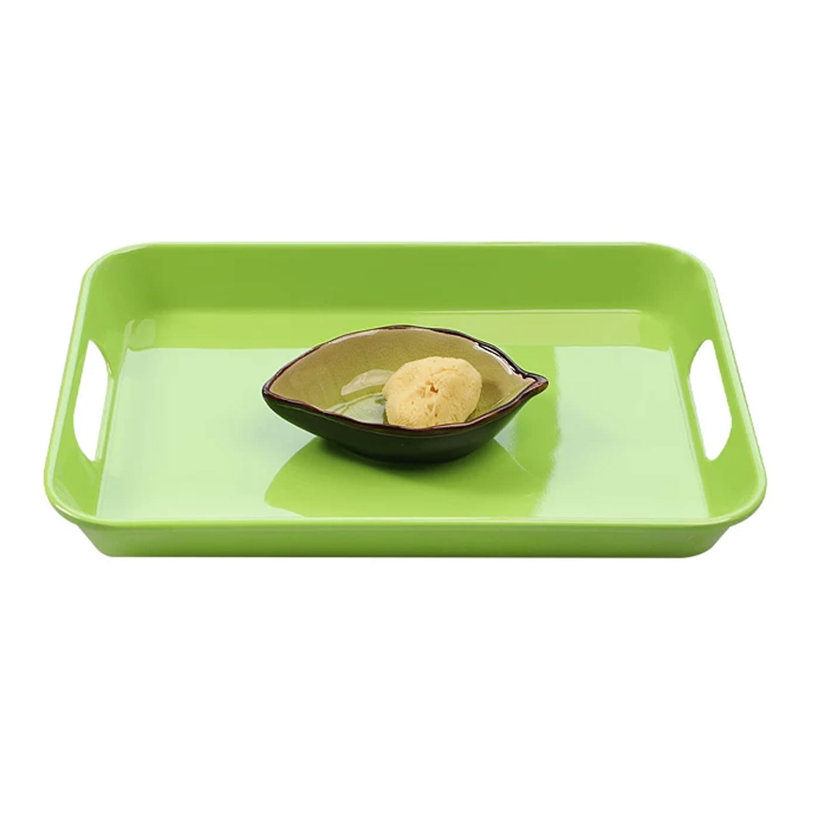 ttnmrc Montessori Plant Leaf Cleaning Set, Practical Life Tray with Natural Sponge & Leaf Bowl Sensory & Fine Motor Skills