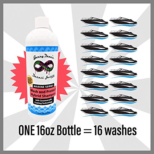 Detail Juice Garry Dean's Marine Series Wash and Protect Hybrid Shampoo Boats Detailing Supplies