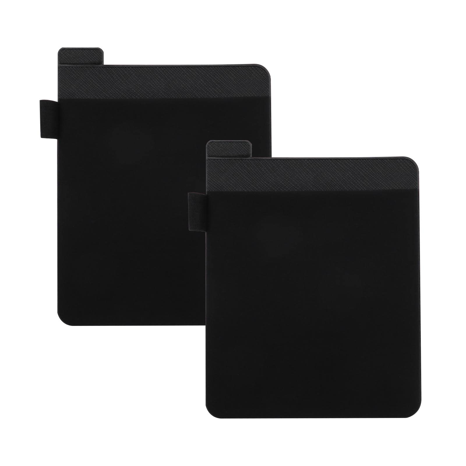2 custodie autoadesive per il trasporto portatili, organizer per computer portatili, per hard disk esterno, penne stilo per mouse, cavi auricolari wireless