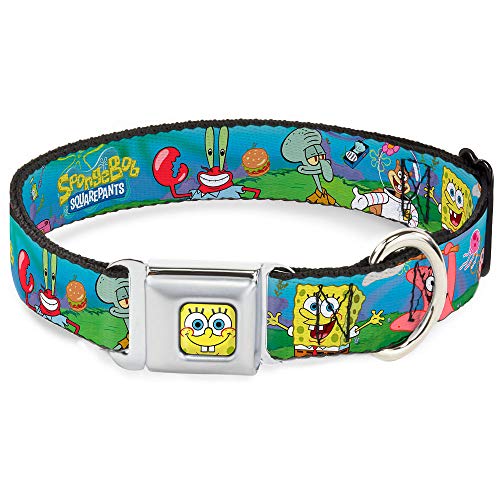 Buckle-Down Seatbelt Buckle Dog Collar, SpongeBob & Friends Logo, Small by Buckle-Down - Used condition - US$22.03