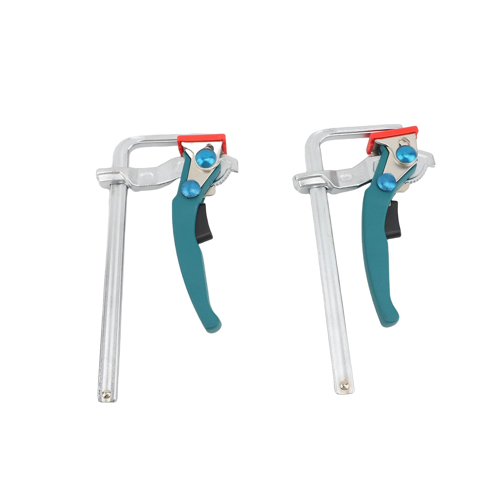Cocoarm Morsetto da Tavolo a Cricchetto, Morsetto a Barra a Cricchetto in Acciaio Al Cromo Vanadio con Sgancio Rapido, Ideale per la Lavorazione del Legno e Progetti Fai da Te