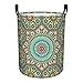 Marokański kolorowy wzór składane kosze na pranie wodoodporne brudne ubrania kosz do sklepu odzieży, zabawki, książki (S/M)