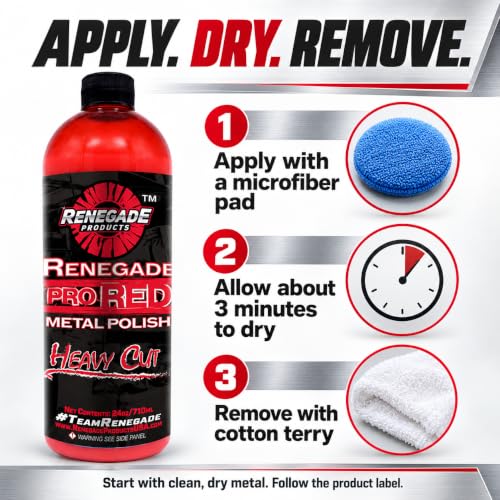 Renegade Products PRO RED 24 OZ Wheel Polish