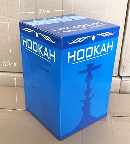 LSZ Shisha-Set Acrylhaare Set kreativer Diamantform-Hukahn Shisha Set mit LED Lichter, for 1-2 Personen, Rauchergeschenk… – Bild 6