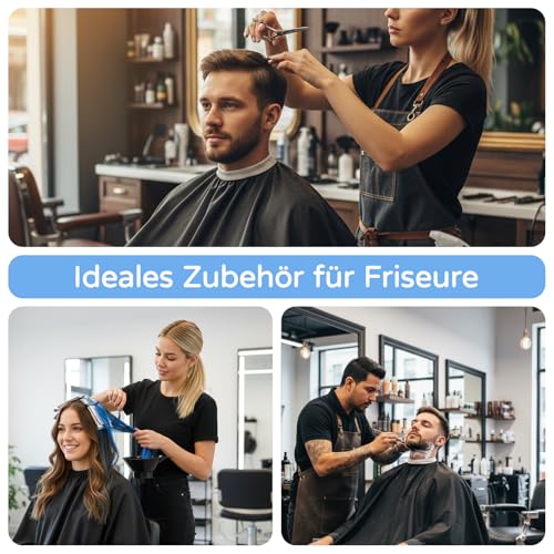PjuQow Friseurumhang, 2 Stück Professionelle Haarschneideumhänge Für Erwachsene Und Kinder, 140x90 Cm, Ideal Für Friseursalons Und Haarbehandlungen