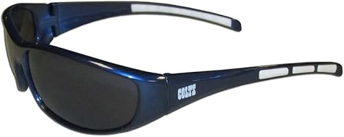 Lentes de sol envolventes de la NFL, Azul, talla única Se ajusta a todos