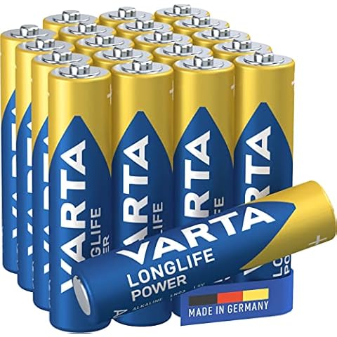 Varta Longlife Power AAA Alkaline Batteries Pack of 20 Cover