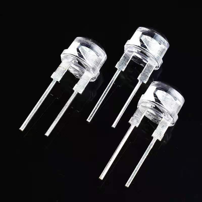(Pack of 5 Pieces 0.5 Watt Super Bright White LED 8mm Transparent Light Emitting Diode 3V DC 2 Pin for Science Projects DIY Hobby Kit-image-19