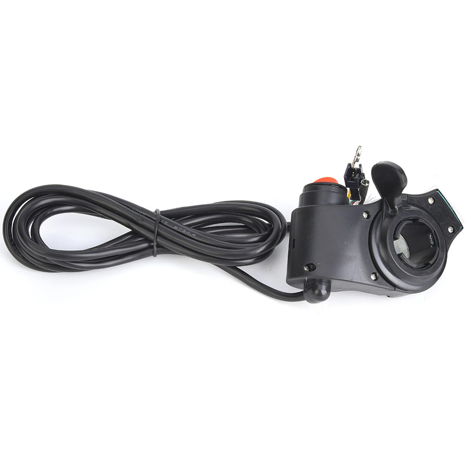 Throttle Thumb Accélérateur 48 V pour Vélo électrique, Affichage LCD, Interrupteur d'alimentation Numérique de Tension de Batterie pour Véhicule électrique – Affichage de la
