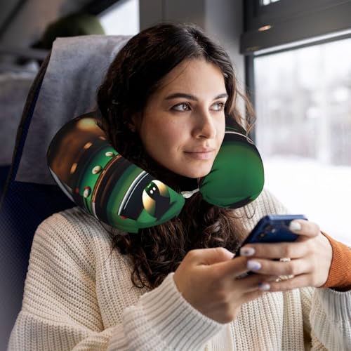 Almohada de viaje de poliéster para cuello cervical miniatura 6