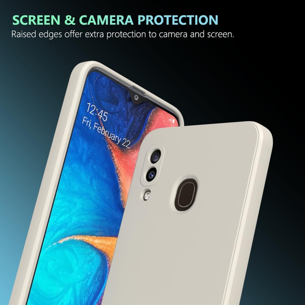 Amazon.com: WOGROO for Samsung Galaxy A20 Case White, A30 Case