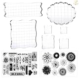 Amplia aplicación: los sellos acrílicos se pueden utilizar para la decoración de álbumes de fotos de bricolaje, tarjetas navideñas, álbumes de recortes, etiquetas de regalo y cualquier otro artículo de artesanía. También son una buena opción de regalo para sorprender a los amigos.