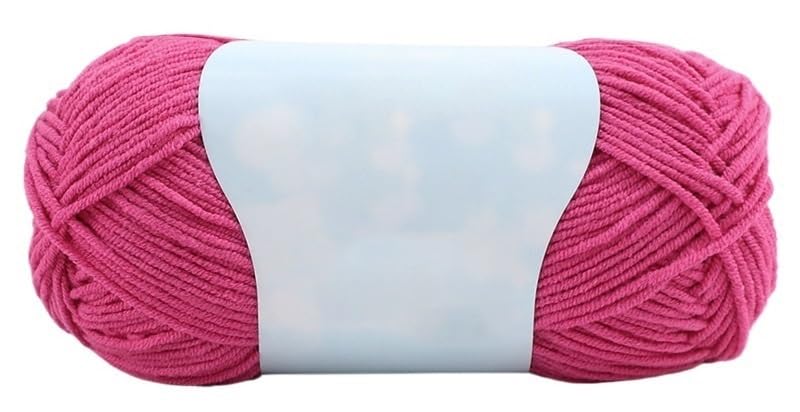 Fil de coton pour crocheter fil artisanal mélangé 4 brins pour tricot loisirs