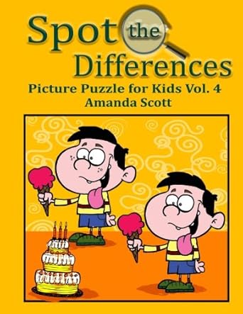 Spot The Difference ( Picture Puzzle For Kids) - Vol. 4 (Kids Fun ...